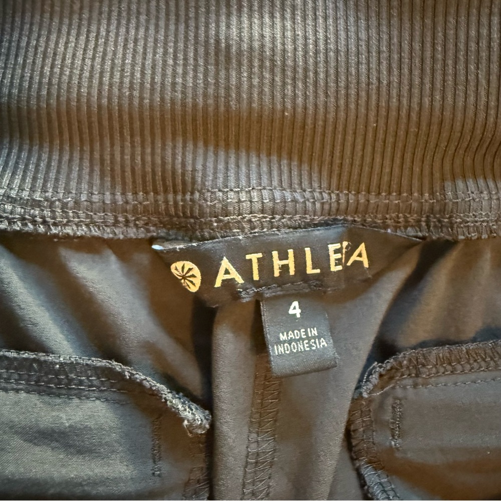 Brooklyn Ankle Pant Olive Green Straight-Leg Athleisure Pant - Picture 5 of 6